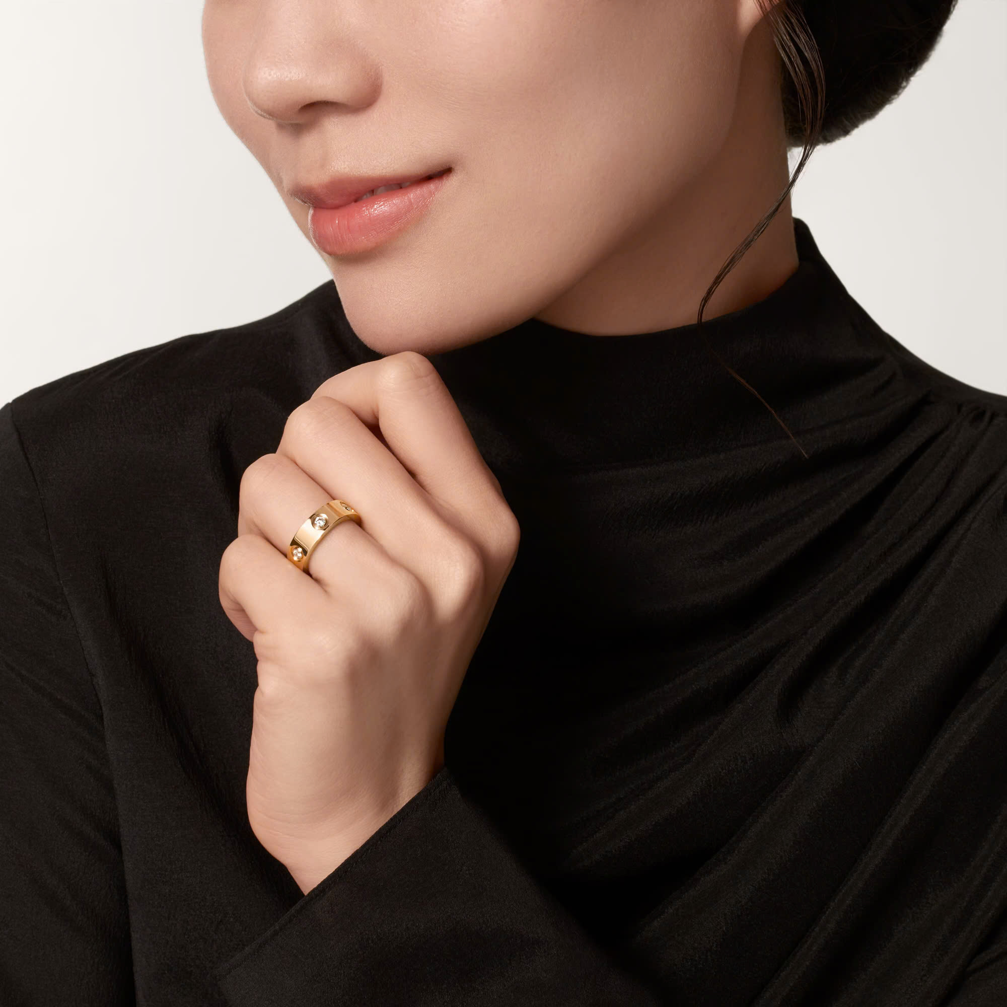 11 Cartier Love Ring Rose Gold Tone For Women CRB4097500 Jewcas