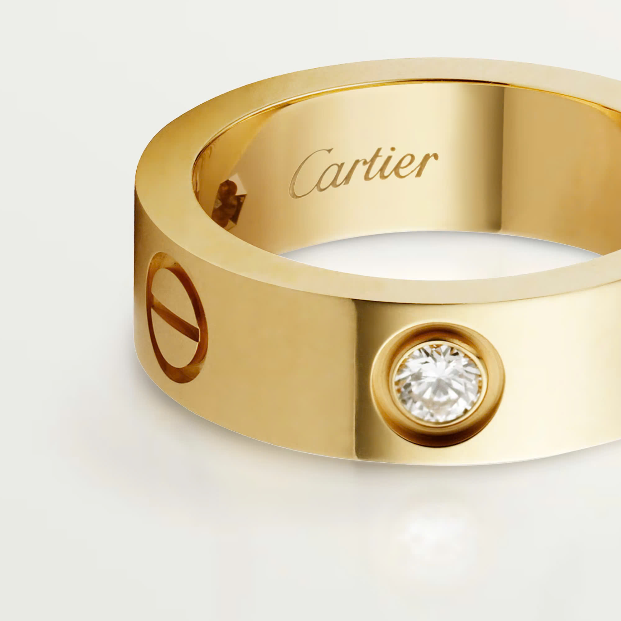 11 Cartier Love Ring Gold Tone For Women CRB4032400 Jewcas